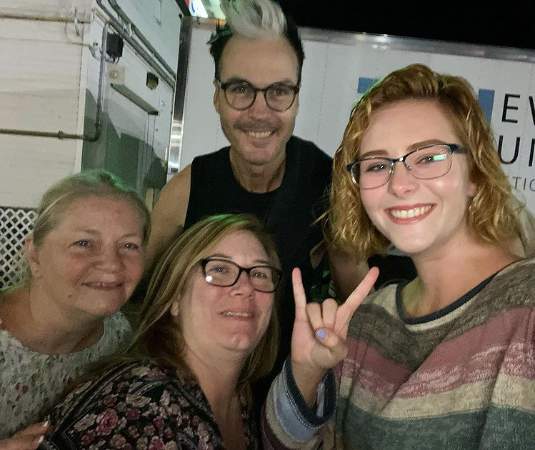 Ada-Nicole Sanger with her parents